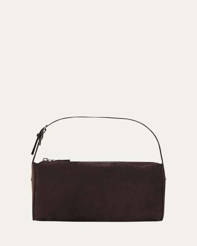 90's Small Top-Handle Bag in Nubuck